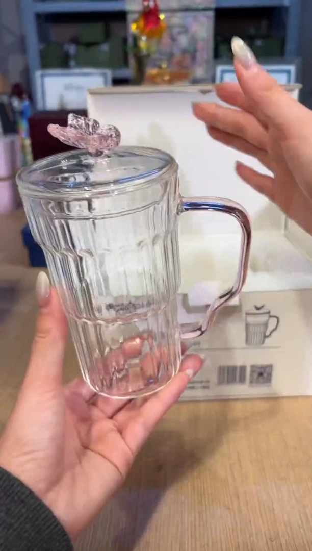 【闪购商品】杯36北大史蝴蝶摘办公杯