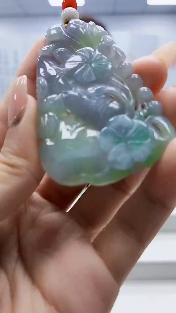 未镶嵌定制翡翠4829ty-毛货挂件34