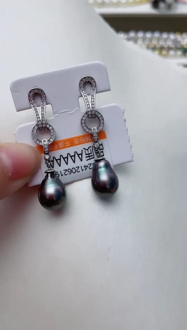 【闪购商品】海水珍珠耳饰银S925镶嵌A29