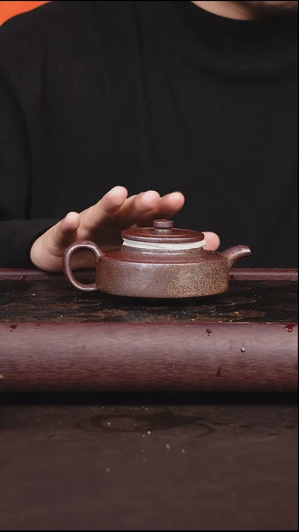 茶壶紫砂柴烧 周盘
