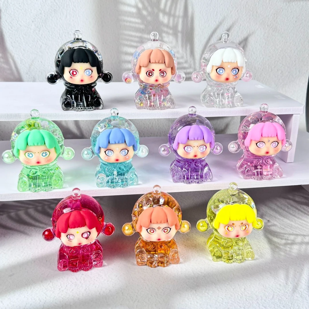 【含泪清仓】 碎冰爆闪sp网红女孩创意diy摆件