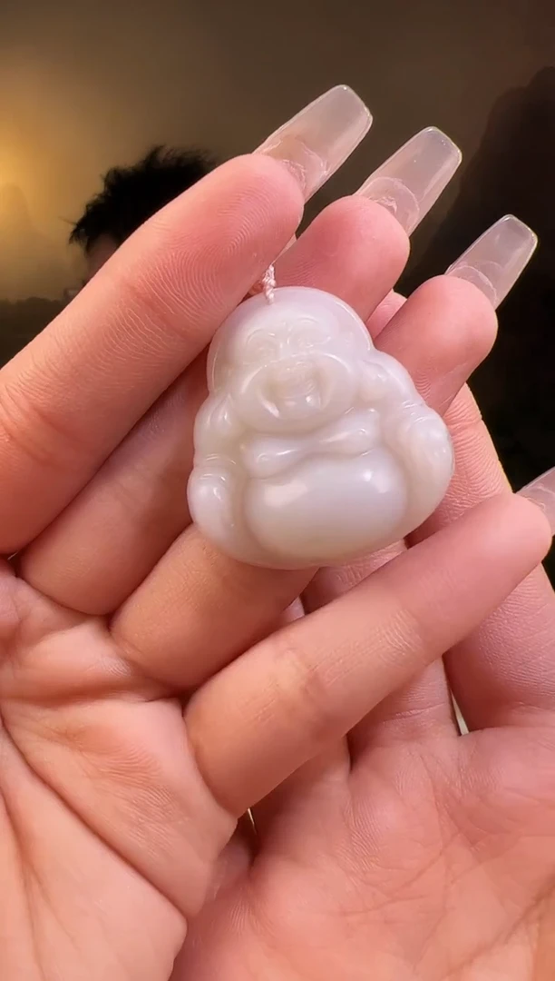 【闪购商品】和田玉颈饰未镶嵌35佛公p