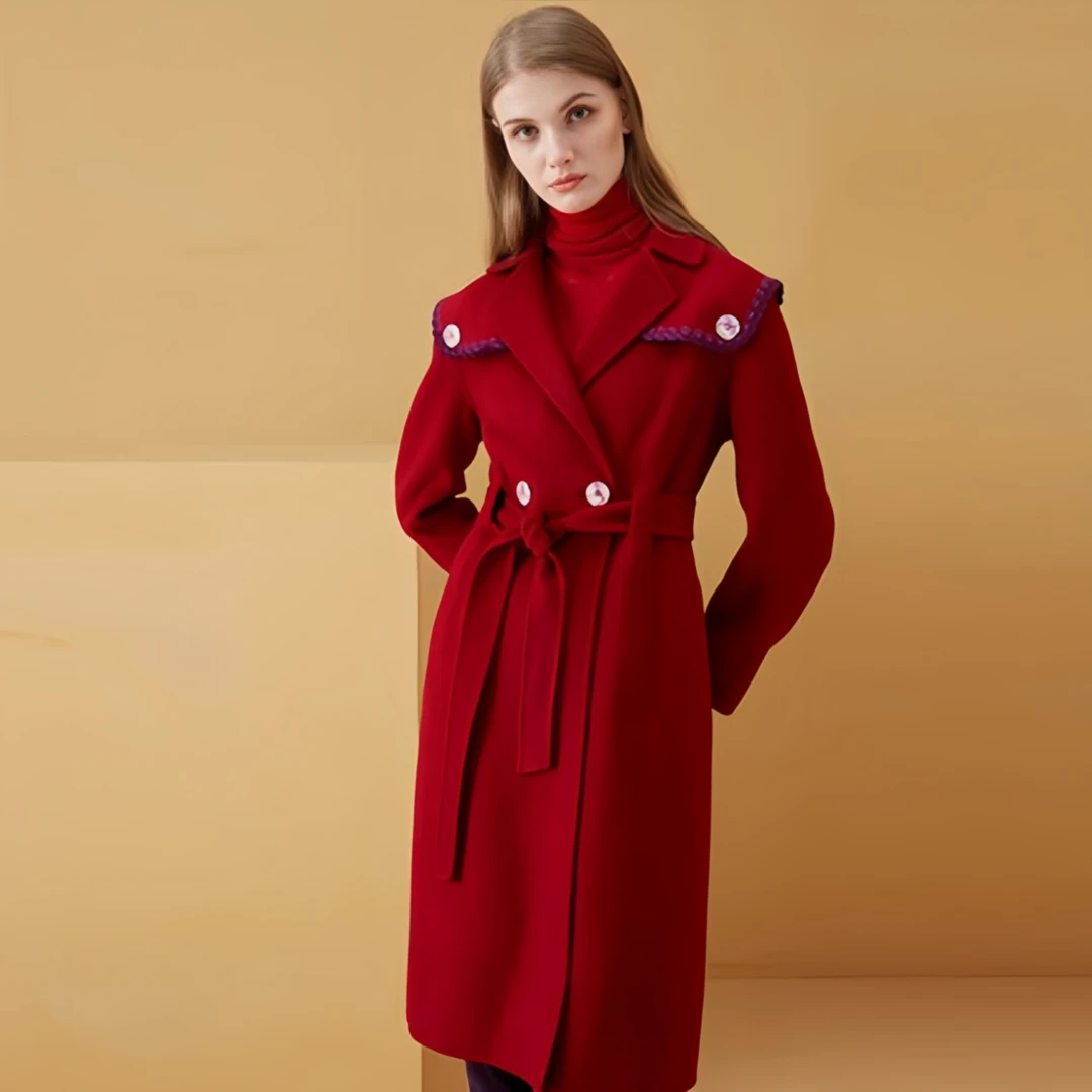 【YLANGENE】简约百搭毛呢外套BL042