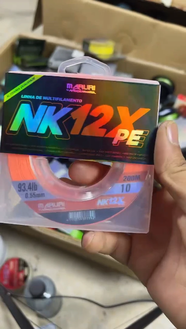 PE12编10号200米橙色路亚线拼手速