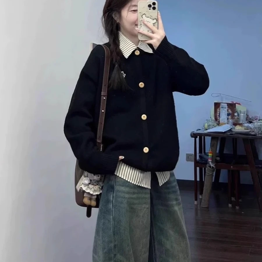 LUMINA丨上衣显瘦时尚套装复古开衫法式秋冬复古港风休闲女秋装