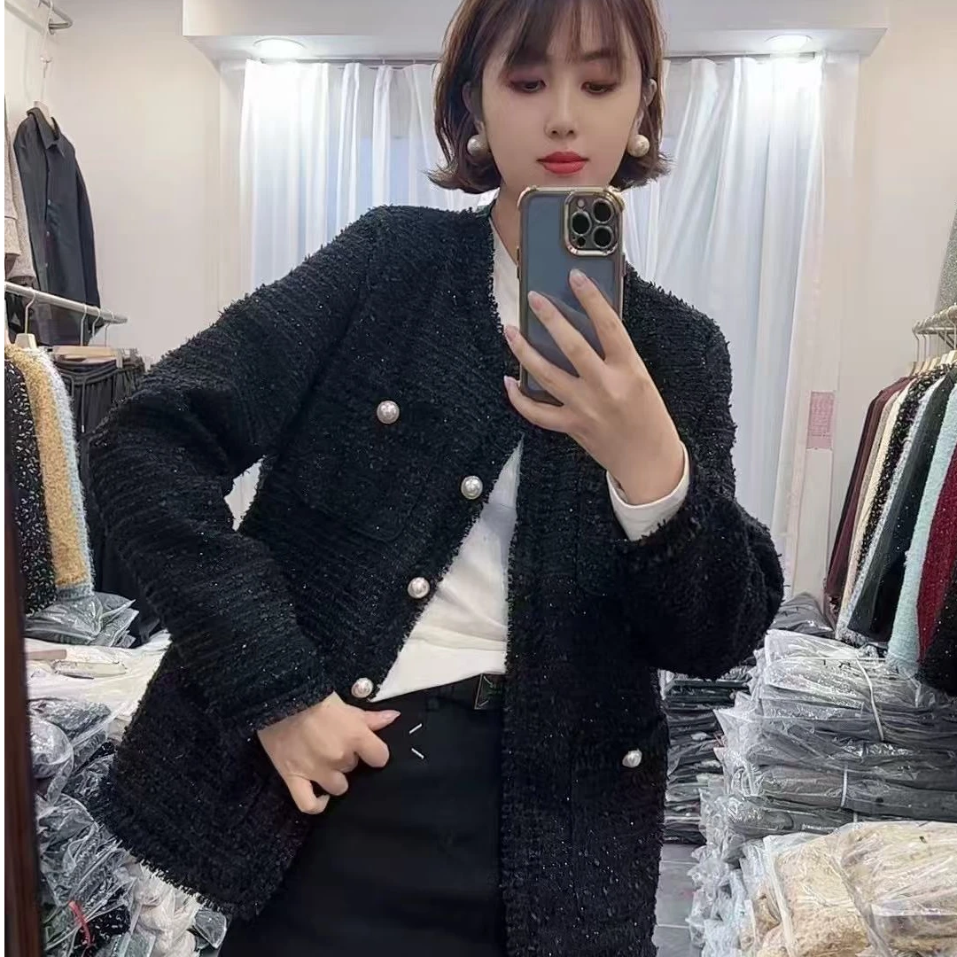 新款法式高级感简约名媛气质小香风外套