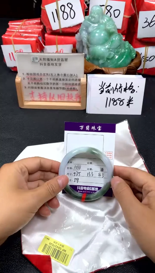 翡翠手镯未镶嵌潘/6/2--59