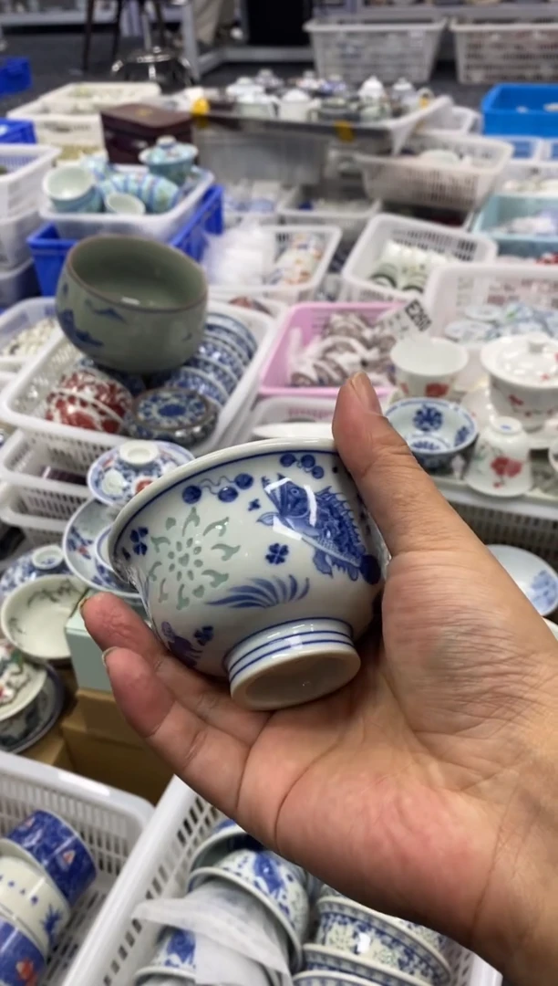 摆件陶景德陶瓷茶具容量约100