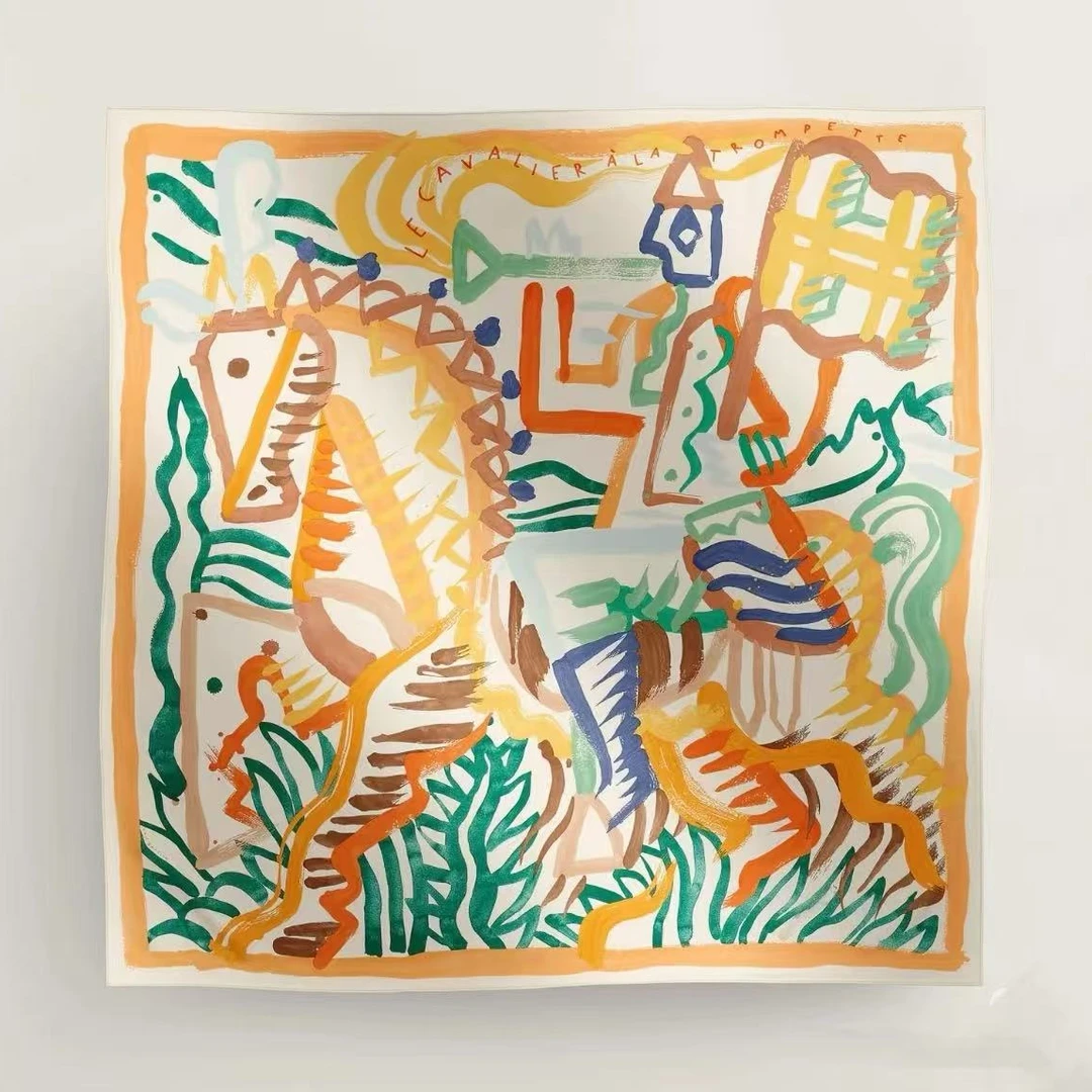 「高货*绝版合集」 90cm18姆米台版100%桑蚕丝斜纹丝巾时尚搭