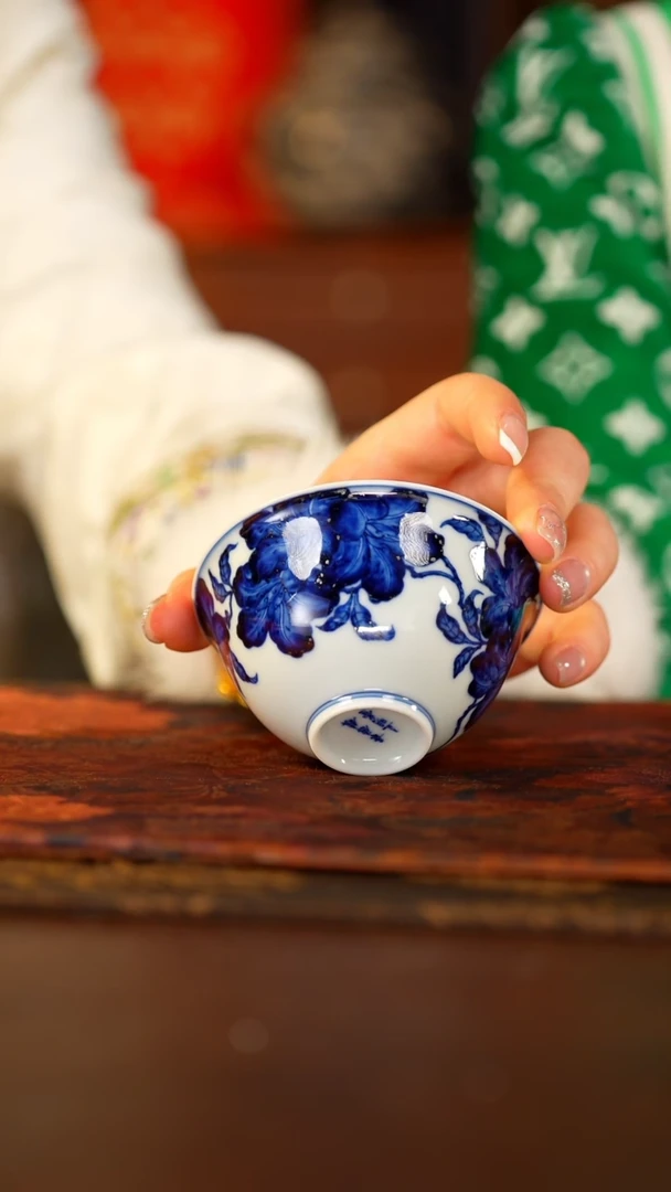 【闪购商品】立明堂明式折枝杜鹃小甜心杯