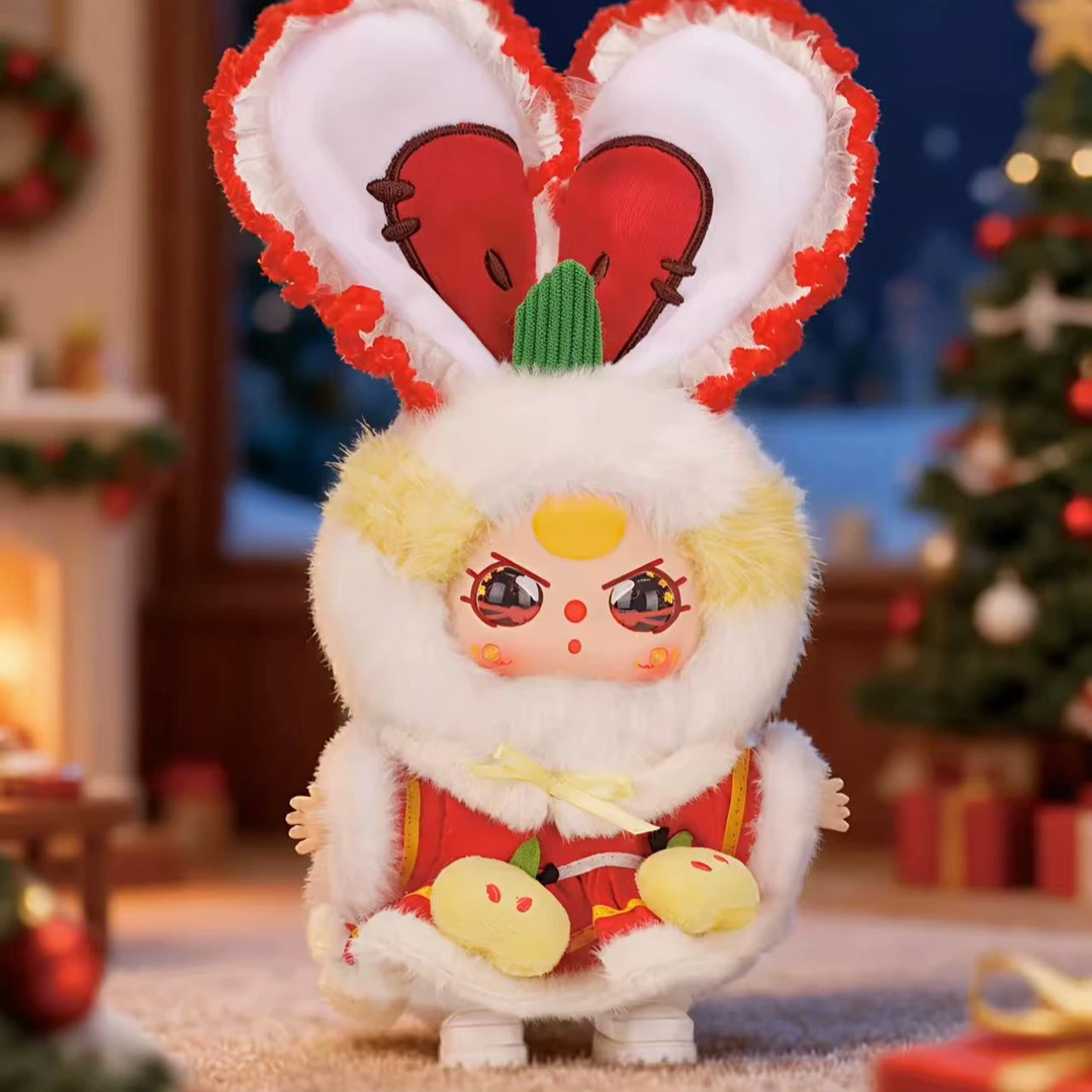 【欧火爱拆】娃三岁盲盒圣诞节限定圣诞快乐毛绒潮玩可爱玩偶包挂