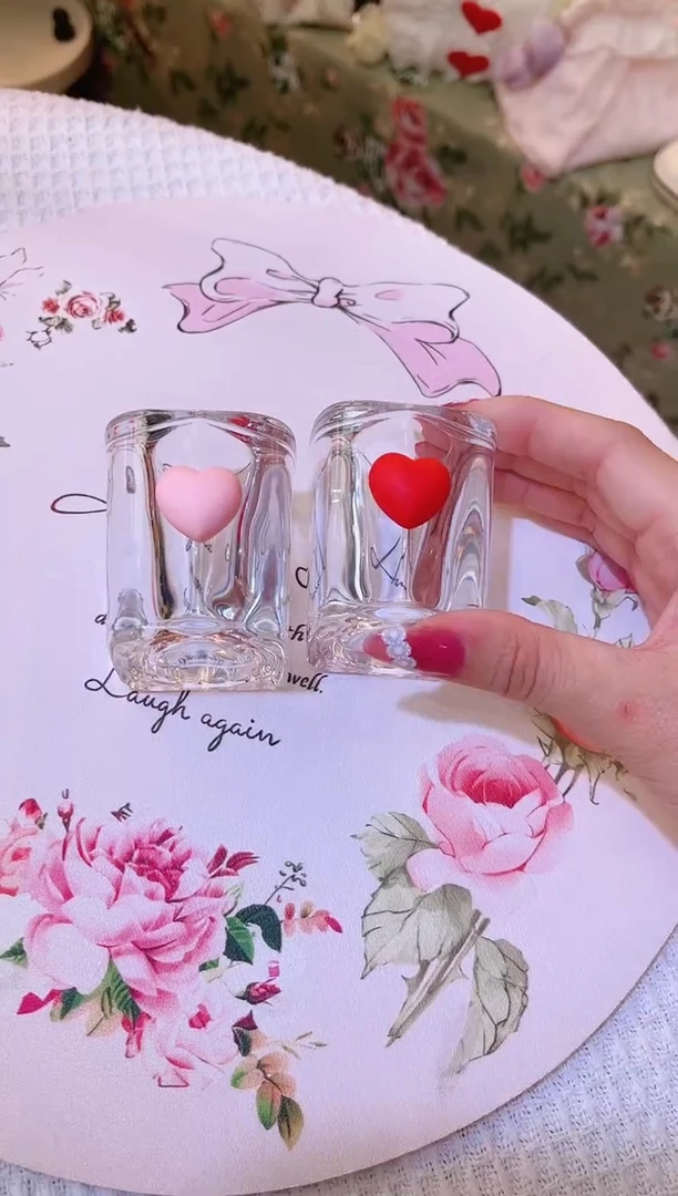 爱心酒杯2个——手工制作品质好！