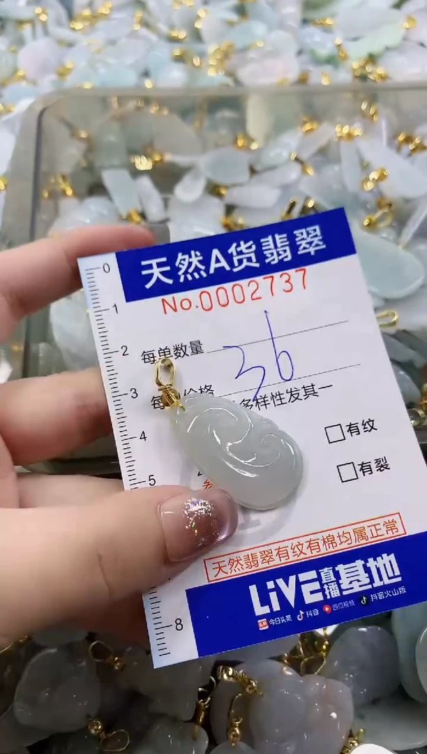 颈饰未镶嵌翡翠天然A货翡翠