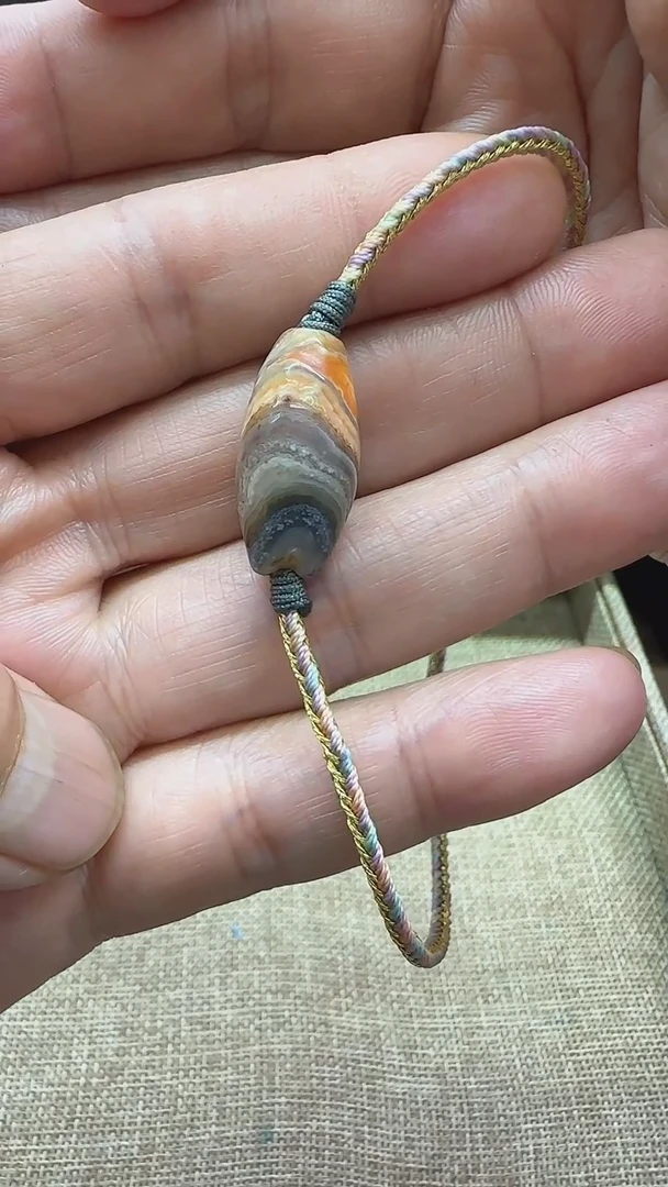 玛瑙/玉髓颈饰未镶嵌勒子25*12