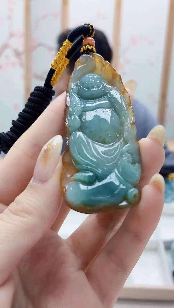 未镶嵌定制翡翠5060jw-毛货挂件48