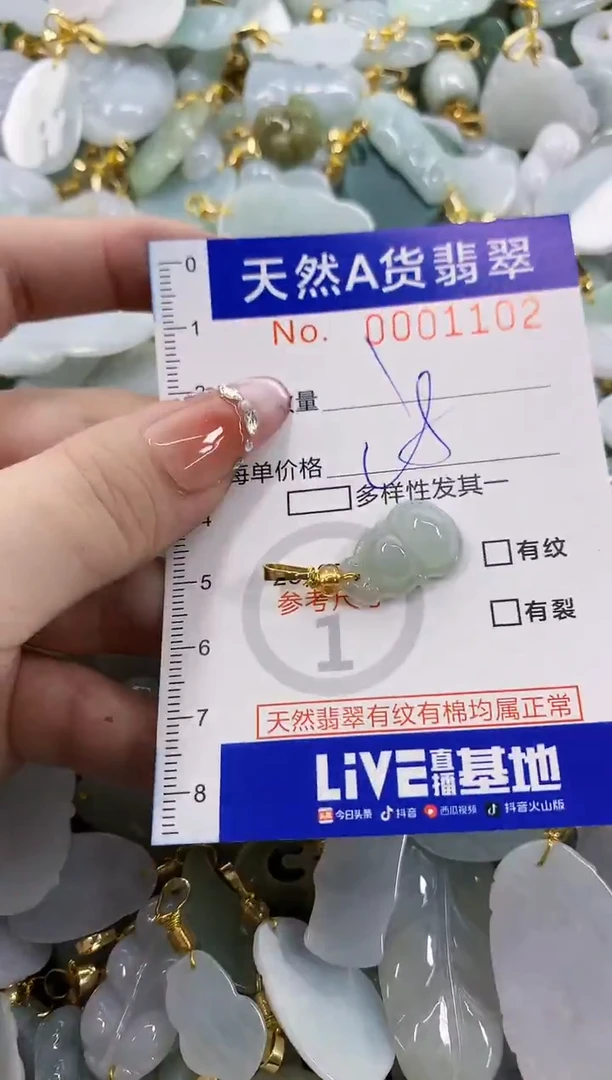 颈饰未镶嵌翡翠天然A货翡翠