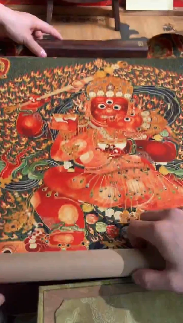 卷轴画卷轴画奥奥的唐卡