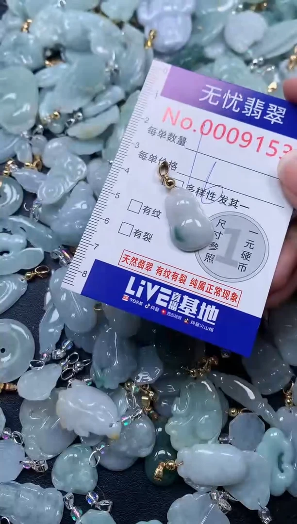 颈饰未镶嵌翡翠9153