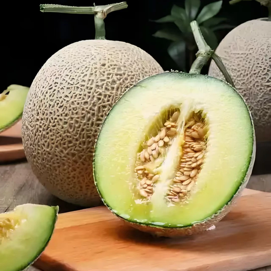 【尝鲜大促包邮】清新香气新鲜采摘网纹瓜现拍现发顺丰，京东快递到你家-1