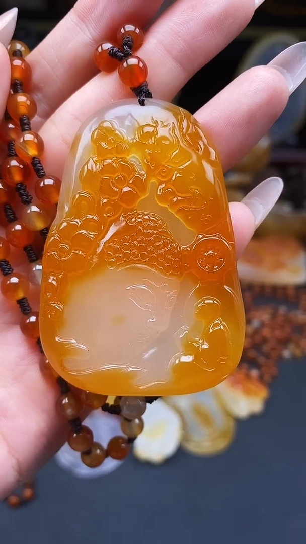 玛瑙/玉髓颈饰未镶嵌盈*dd