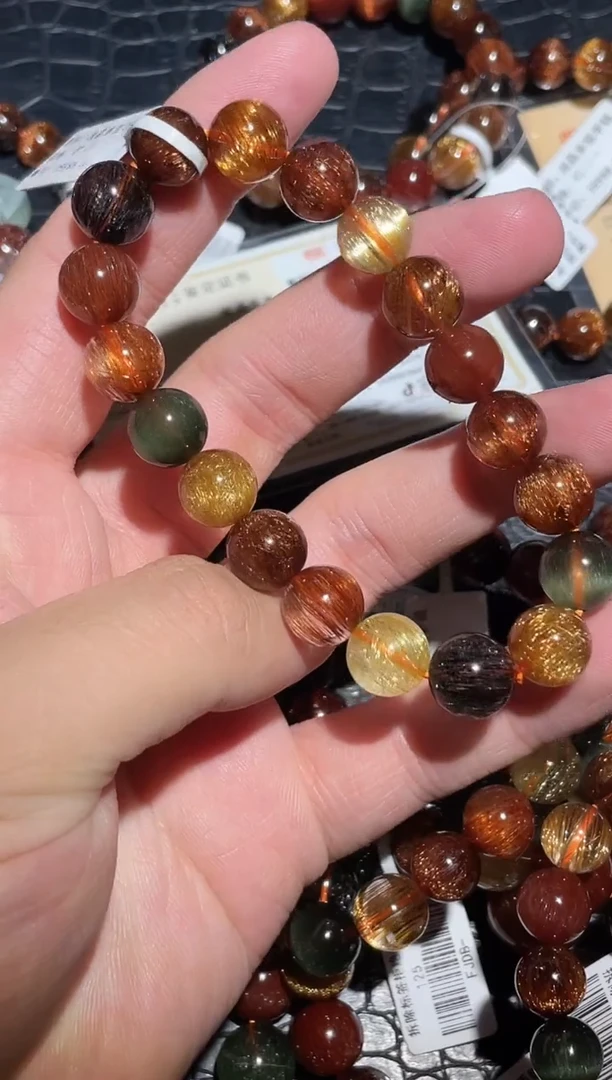 未镶嵌手链水晶单圈发晶多宝A10