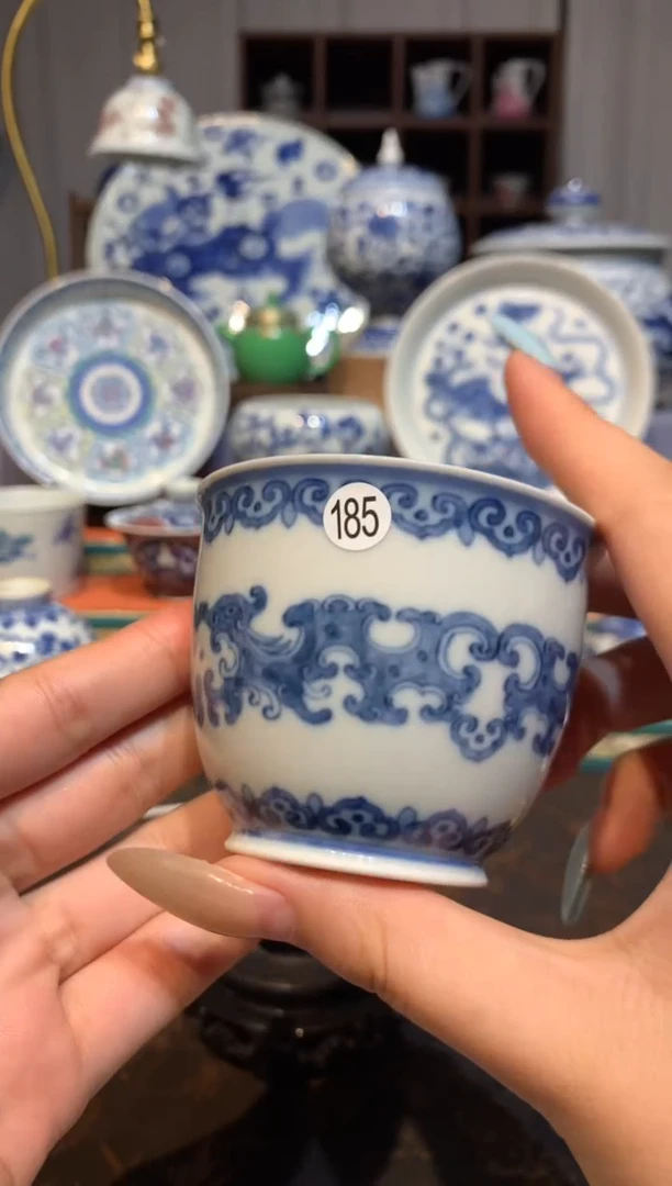 ?****n185青花杯子xwy201