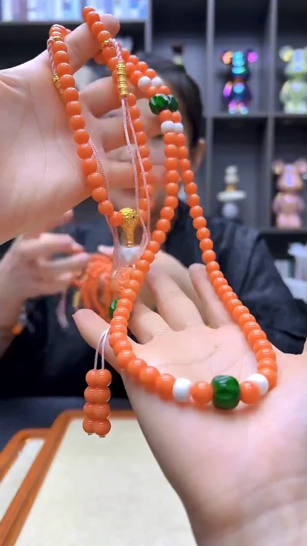 查罗石14K金镶嵌颈饰高货diy劲饰