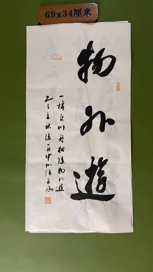 书法书法 张若鸿 尺寸69cm*34cm