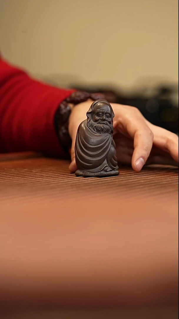 开播活动紫泥小达摩茶宠
