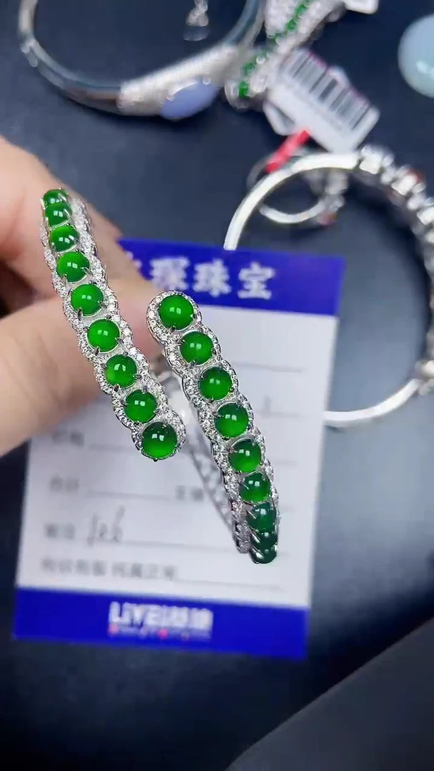 银S925镶嵌戒指翡翠1060