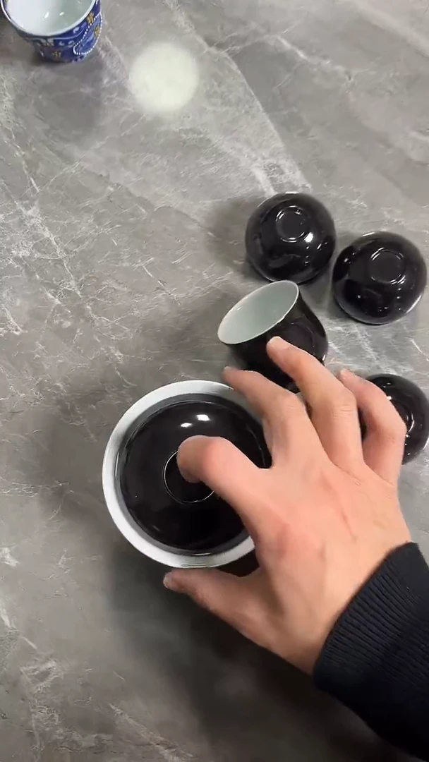 摆件瓷1盖碗4杯 景德镇精品茶器