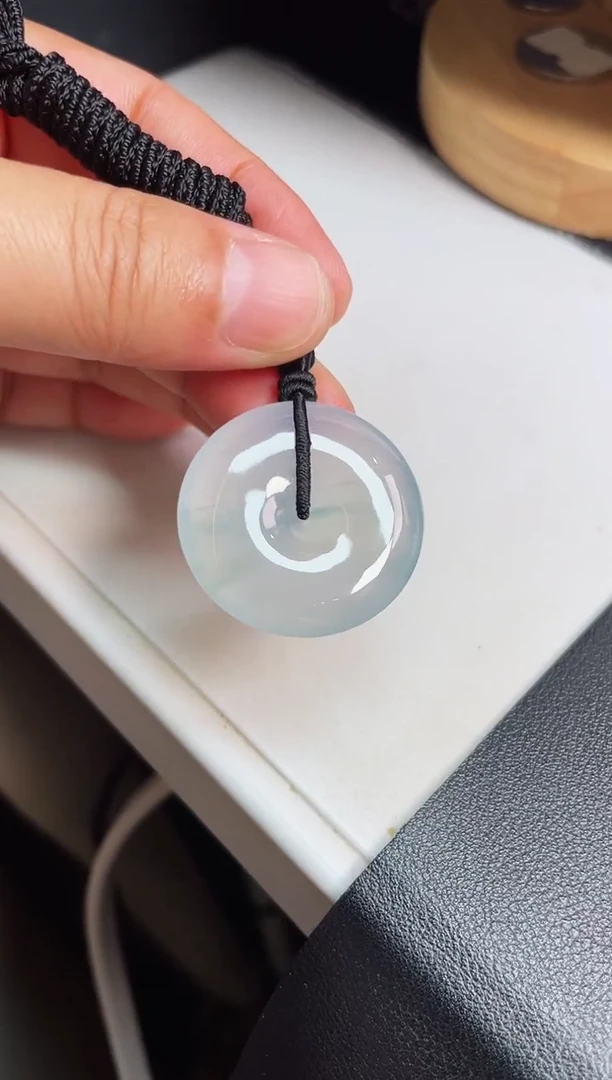 颈饰未镶嵌翡翠平安扣尺寸31.6   6.5mm