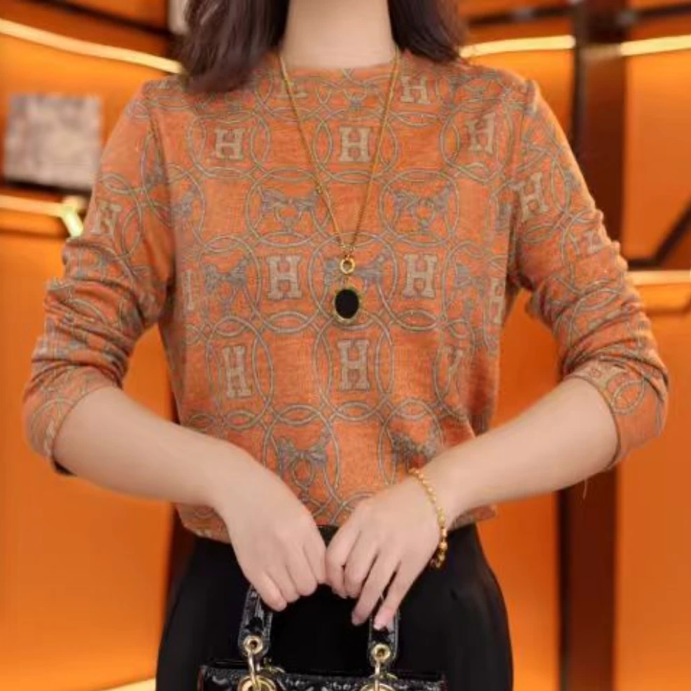 敬亭2025新款新中式国风设计感气质打底衫上衣M1013黛玲