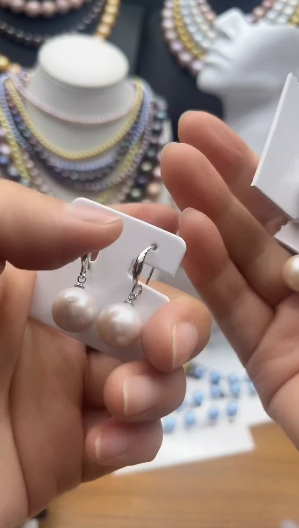 银S925镶嵌原创设计淡水珍珠1