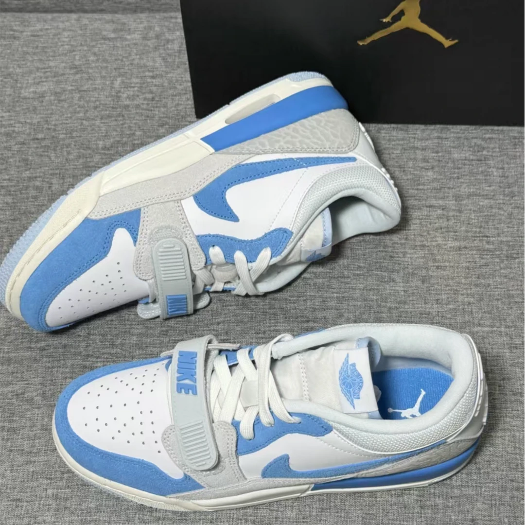 Air Jordan Legacy 312 女款蓝白色低帮复古运动篮球板鞋官方正品