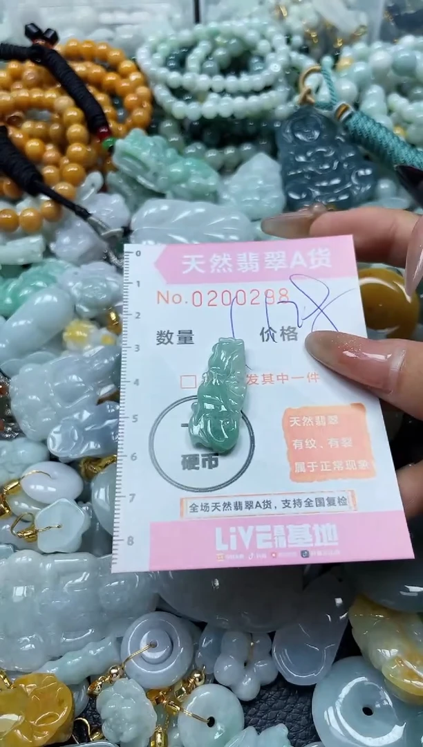 翡翠未镶嵌颈饰闪购0200298