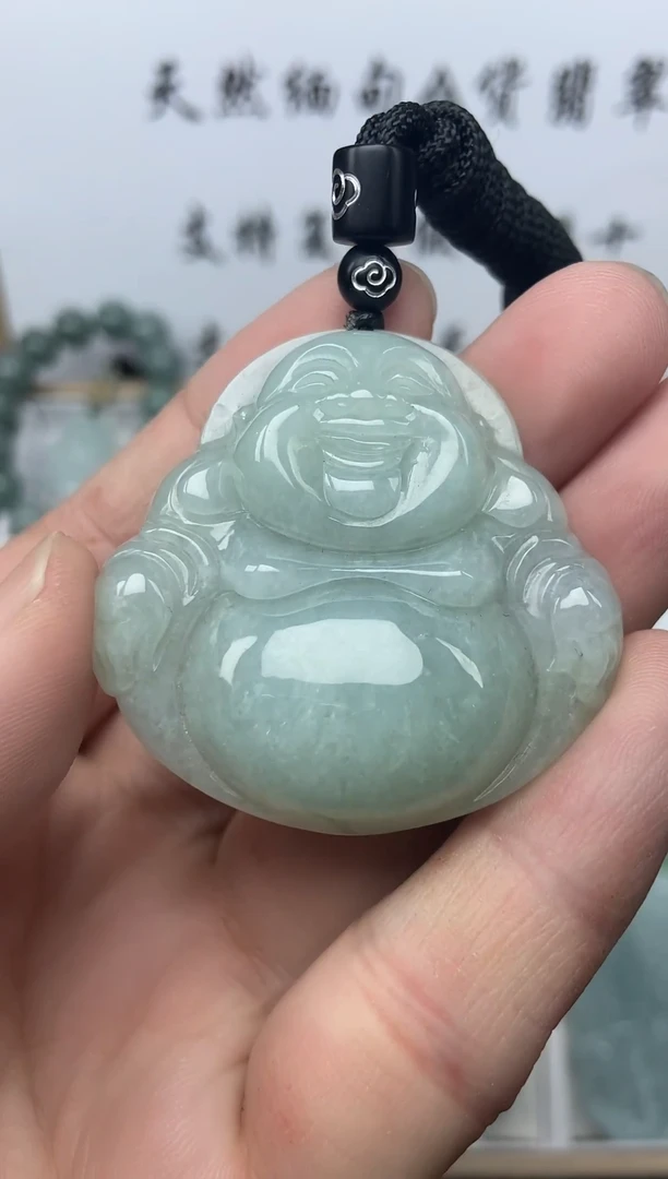 颈饰未镶嵌翡翠佛公