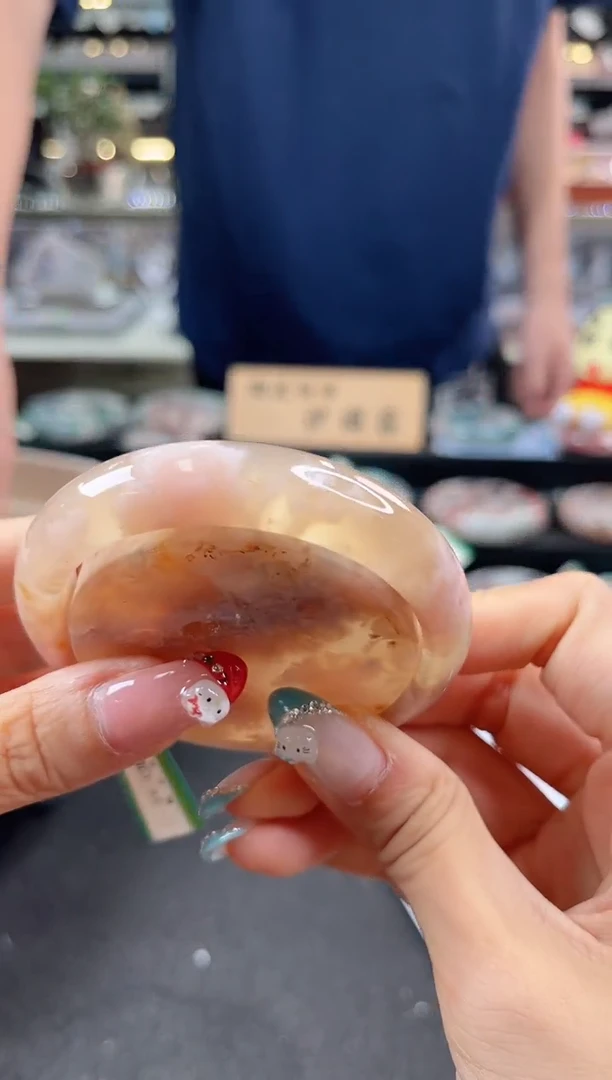 未镶嵌手镯石英质玉56圈口 （赠品镯心）36901