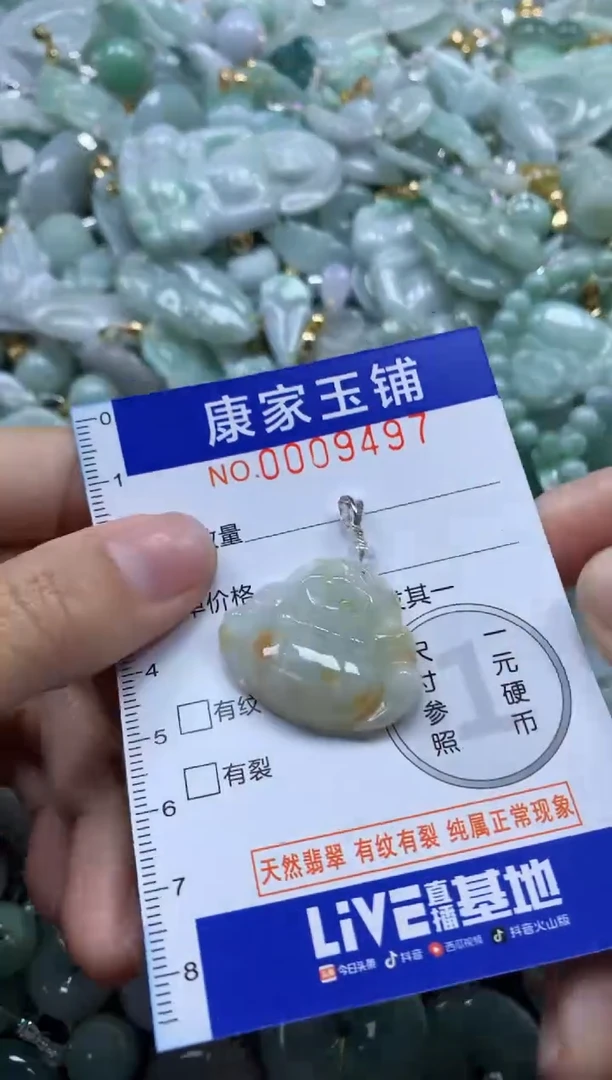 颈饰未镶嵌翡翠9497