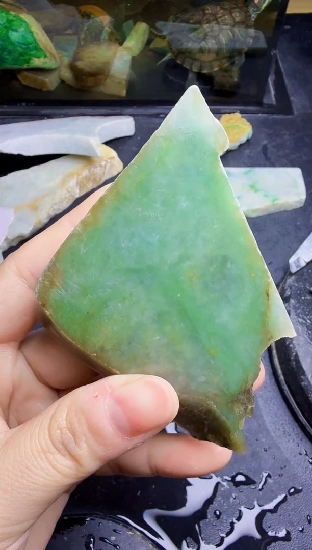 未镶嵌挂件翡翠天然翡翠064