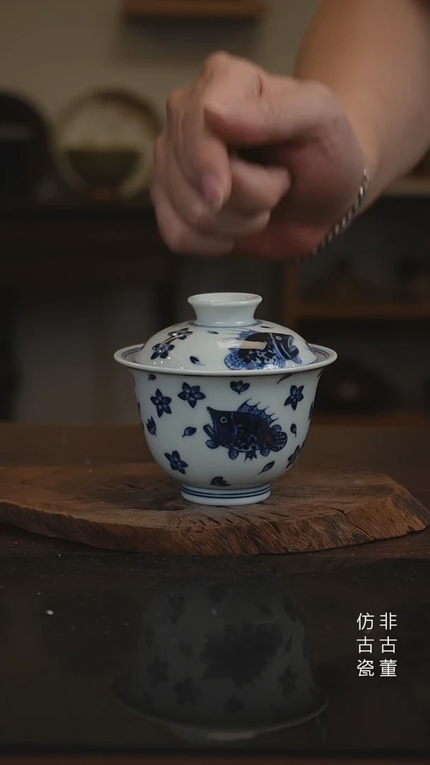 景德镇手工手绘陶瓷微瑕