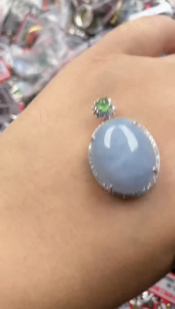 银S925镶嵌戒指翡翠333333   8