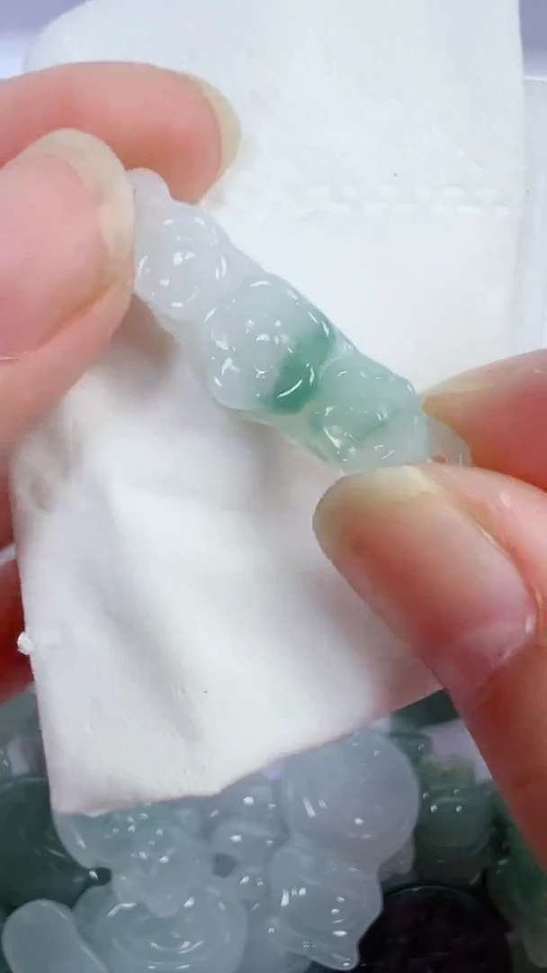 散珠翡翠757号链接，A货翡翠
