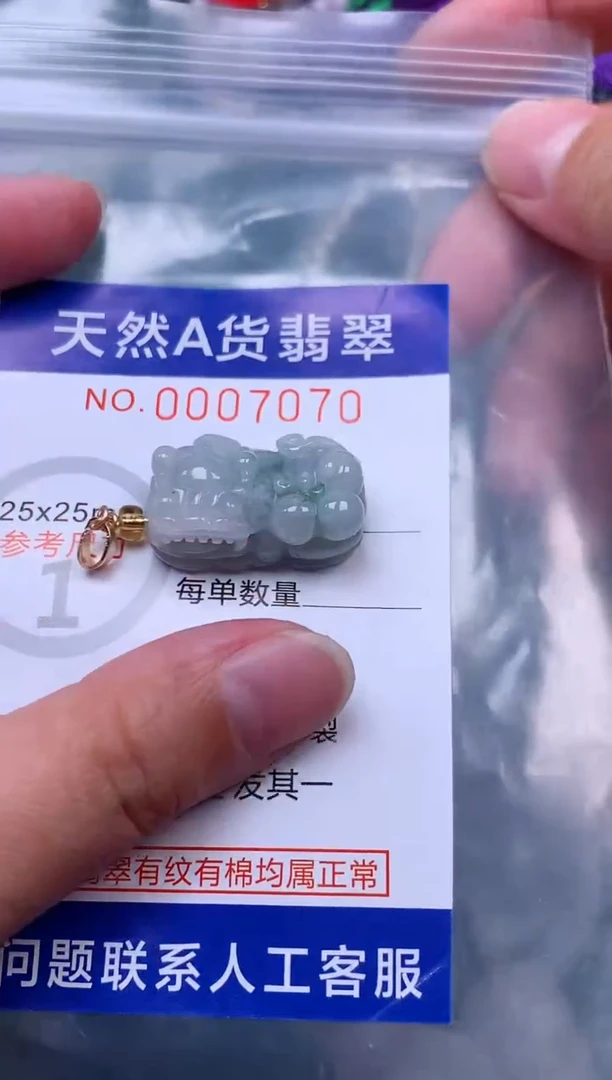 吊坠(赠链)未镶嵌翡翠1