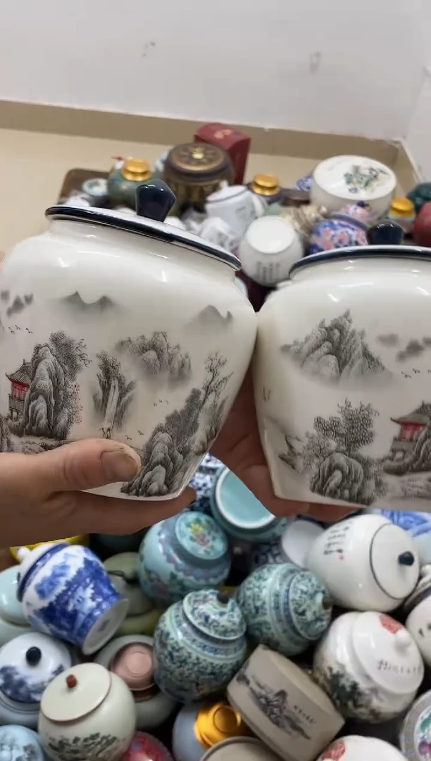 摆件孤品茶叶罐密封罐储物罐直播间临时链接浮力