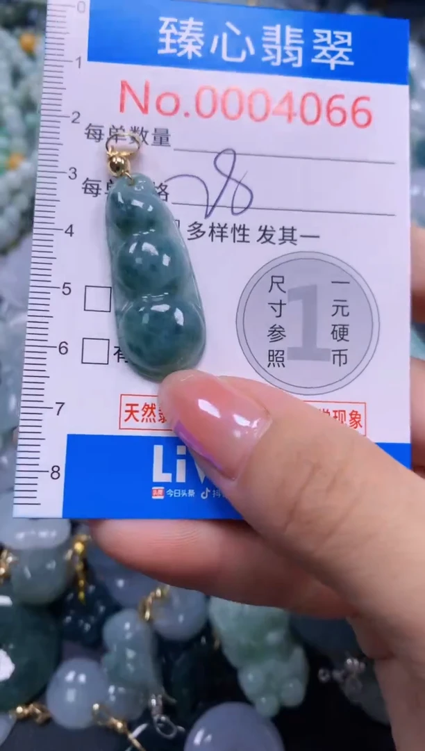 吊坠(不含链)未镶嵌翡翠4066