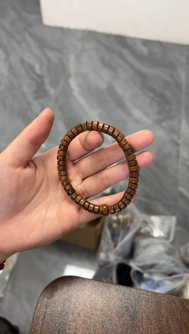 花梨木类无事牌花梨木库克精工珠手链[1198]