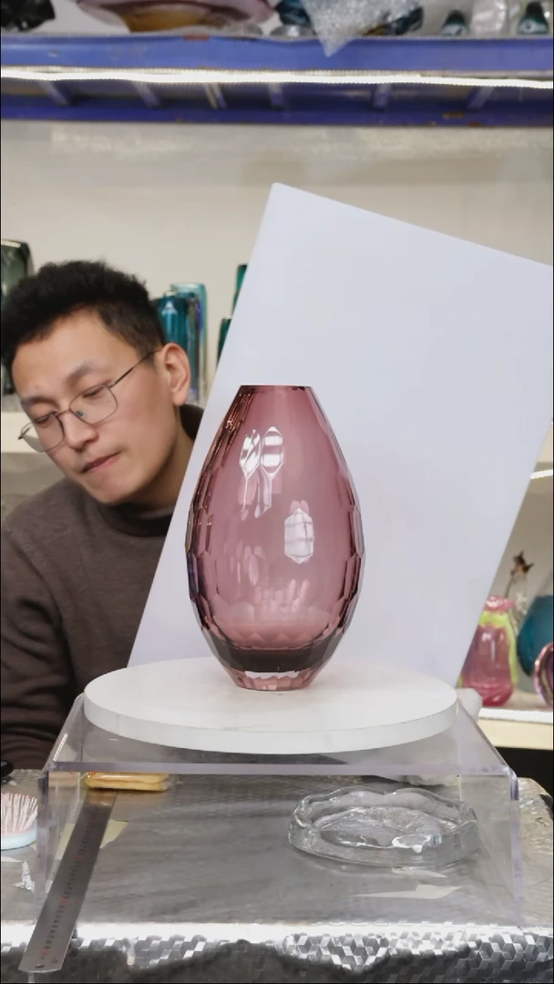 【闪购商品】琉璃【幻彩】高25精品琉璃轻微手工痕迹