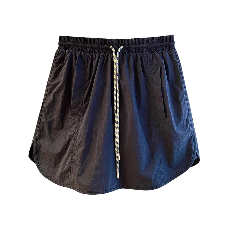 工装短裙女夏季2025新款高级宽松休闲百搭薄款a字版速干半身裙裤