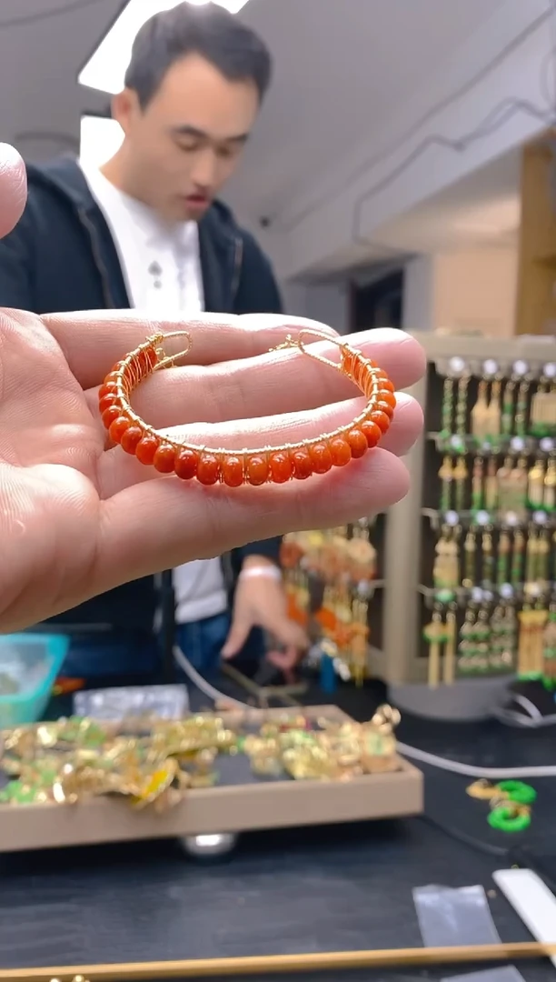 【闪购商品】翡翠耳饰合金308翡翠锁骨链